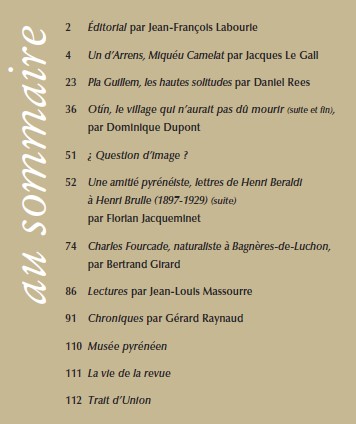 AU SOMMAIRE DU PROCHAIN NUMÉRO