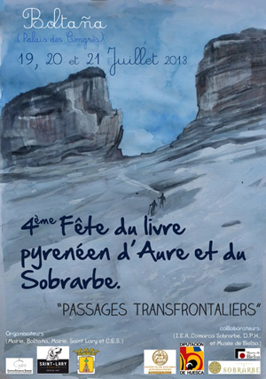 BOLTAÑA : FÊTE DU LIVRE PYRÉNÉEN AURE-SOBRARBE 19-20-21 JUILLET