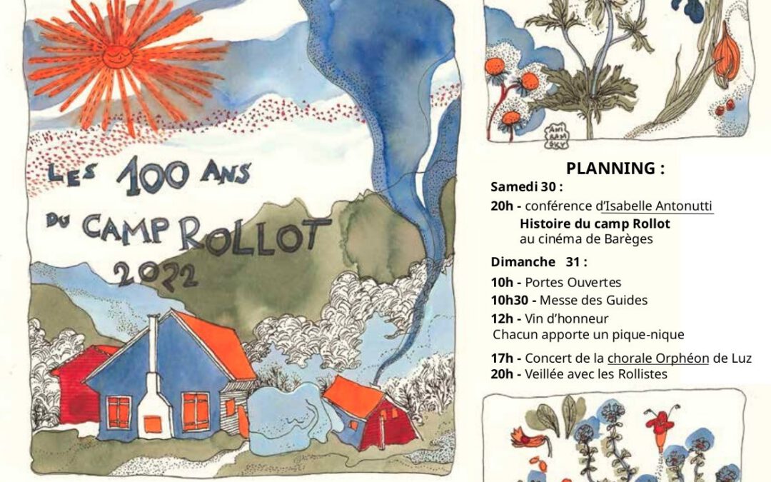 BAREGES: LE CAMP BERNARD ROLLOT A CENT ANS