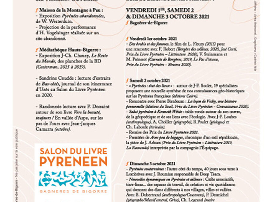 BAGÈNRES-DE-BIGORRE: SALON DU LIVRE PYRÉNÉEN