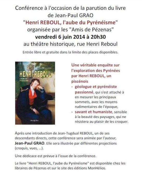 6 JUIN 2014 – CONFÉRENCE HENRI REBOUL