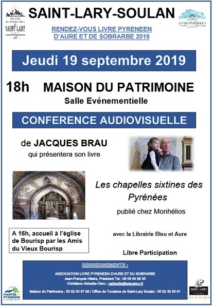 CONFÉRENCE : LES CHAPELLES SIXTINES DES PYRÉNÉES