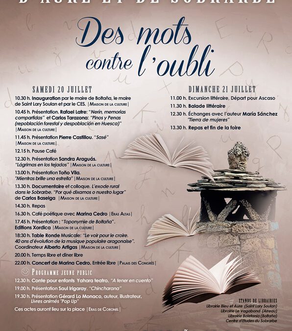 Xe FOIRE DU LIVRE PYRÉNÉEN D&rsquo;AURE ET DE SOBRARBE