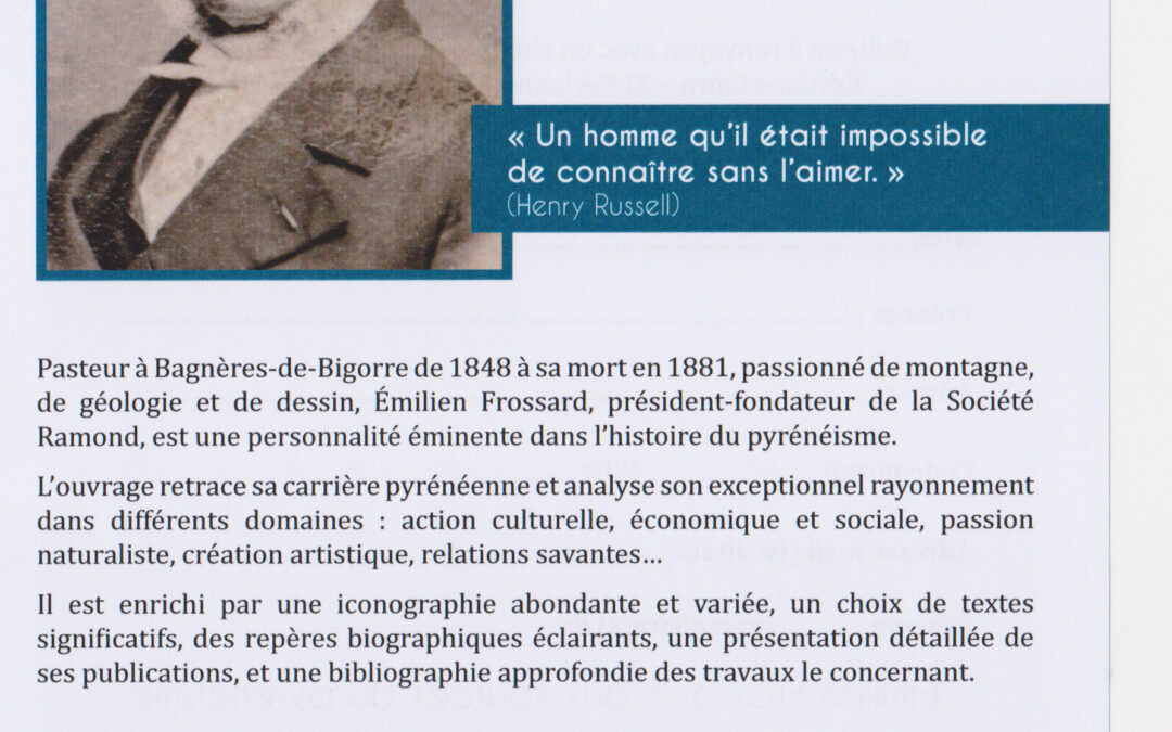 UNE BIOGRAPHIE D&rsquo;EMILIEN FROSSARD