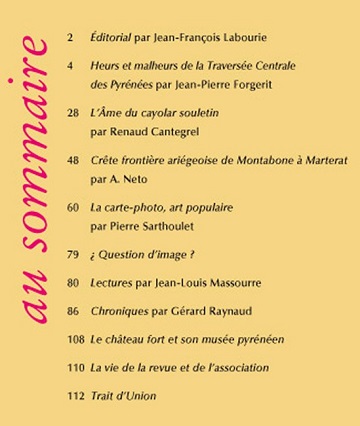 AU SOMMAIRE DU PROCHAIN NUMERO (295)